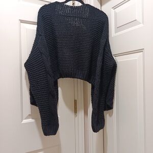 Black Knit Women's Sweater